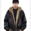 Zuo Shan American Style Double-Sided Winter Jacket for Men - Cotton & Plush