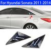 Voor Hyundai Sonata 2011-2014 2x Autosticker Achterste Lamellen Raam Zijscherm Afdekking Sierlijst Ventilatie Scoop Accessoires Voertuigdecoratie