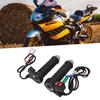 1 Pair Electric Heated Handlebar Universal Five Speed Adjustable Temperature 22mm Motorcycle Grips for ATV