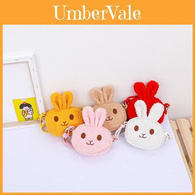 Adorable Mini Plush Rabbit Shoulder Bag For Kids With Cute Cartoon Design And Soft Fabric