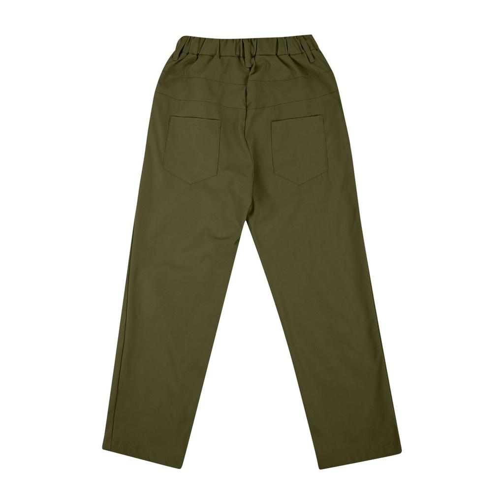 Fashionable Children's Casual Sports Overalls Casual Pants Boys And Girls Multi-pocket Elastic Trousers