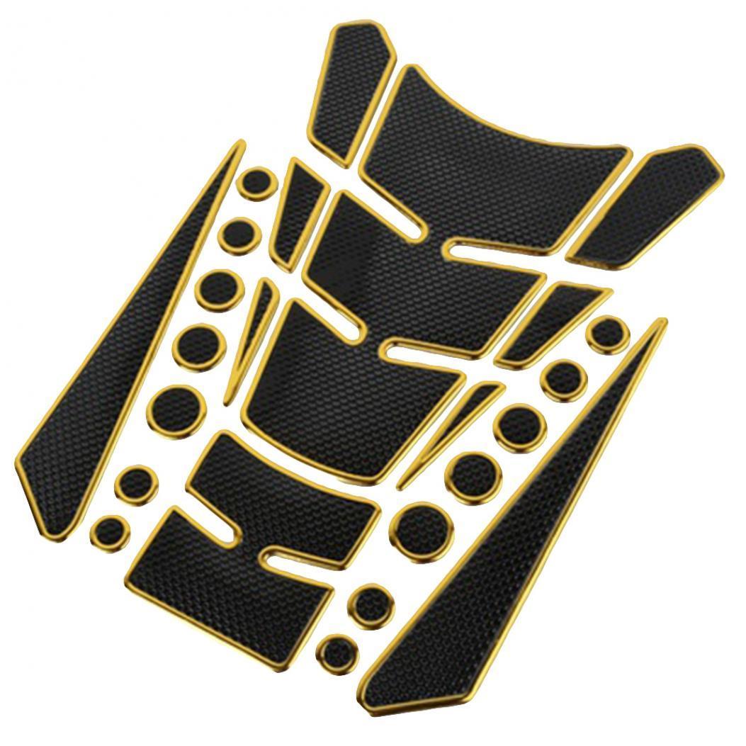 

3D газовый топливный бак Pad протектор мотоцикла наклейка наклейка для Honda золотистый