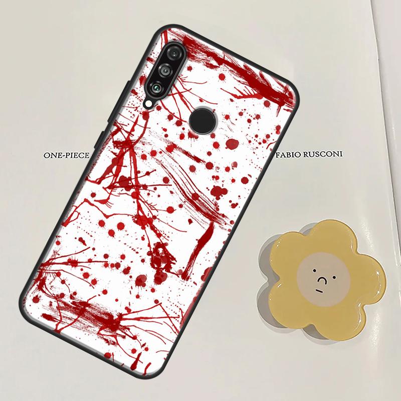 

HALLOWEEN BLOODY SPLATTER For Huawei Nova Y91 Y60 Y70 Y90 Y61 3i 7i 8i 11i Nova 11 9 10 SE P20 P40 Lite P30 Pro Case Huawei Nova Y61