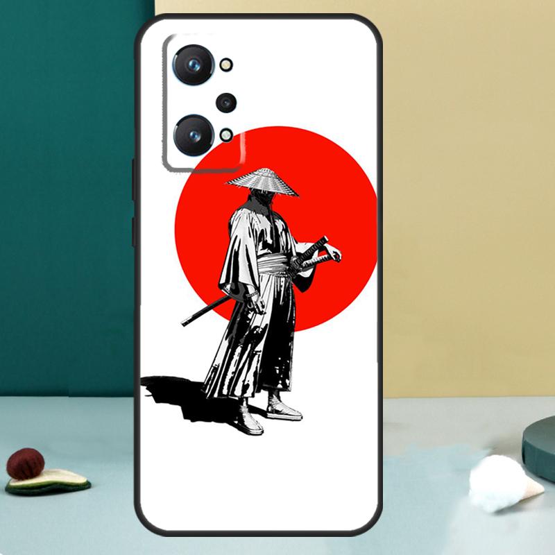 Japan Samurai Ninja For Realme 11 10 12 13 14 Pro Plus GT 7 6 5 Pro GT 6T C67 C61 C53 C51 C21Y C25S C75 C55 Case