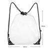 Clear Waterproof PVC Large Capacity Drawstring Bag Adjustable Stadium Travel Beach Storage Backpack Outdoor Supplies