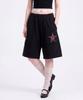 UNDEROFF Low-Cut Out-Pocket Bermuda Shorts Leopard Black