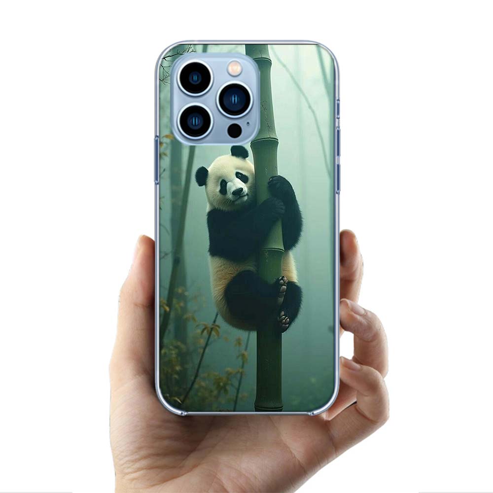 Panda Baby, Giant Panda Family Cases Phone Case For Iphone 17E 16E 17 Air 16 Pro Max 15 Pro 14 Plus 11 13 12 Mini Cover Cases Co