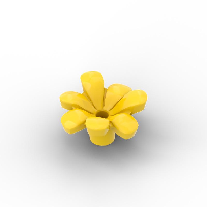 200pcs Building Block Third-party Parts Compatible With 32606 Plant Flower with Bar and Small Pin Hole