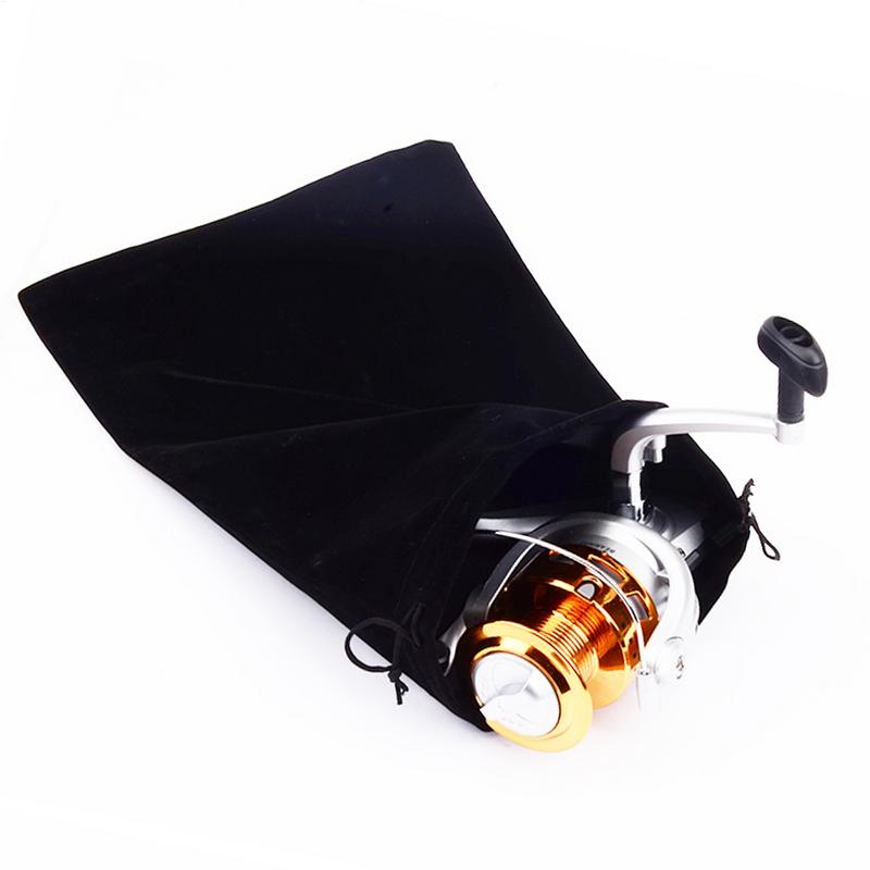 Drawstring Fishing Reel Storage Bag Portable Fishing Reel Protector Fishing Tackle Bag Accessory Portable bag for fishing stuff