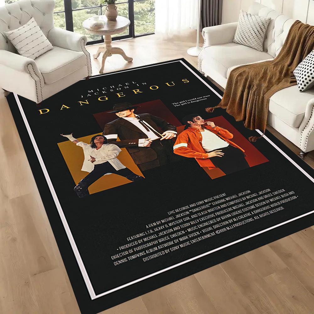 Michael Jackson 81 Floor Mat Design for Playrooms Foyer Hallway Living Rooms Antislip Carpet Office home decor