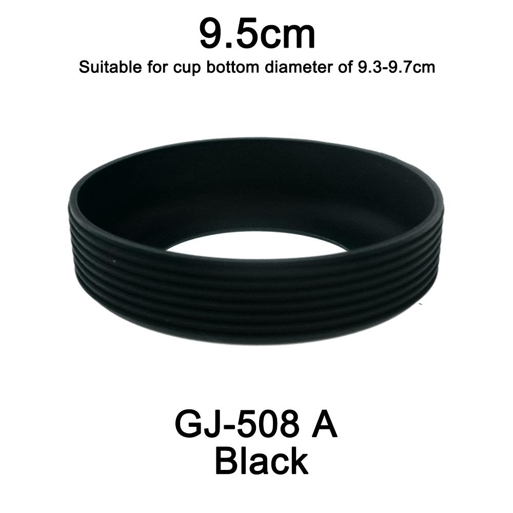 1Pc Diameter 9.5CM 24G Threaded Soft Silicone Cup Bottom Cover Wear Resistant Ring Sleeve Anti Slip Good Toughness Elastic