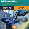 Sport Carbon Fiber Side Mirror Cover Caps Replacement for 2005-2010 BMW 5 Series E60 M5 545i 550i M6 E64 645Ci 630i 650i E63 Accessories Exterior
