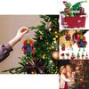 Cartoon Style Green Monster Christmas Tree Hanging Ornament For Home And Car