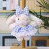 Cute Rabbit Plush Toy With Dress Decorative Hanging For Home Decor
