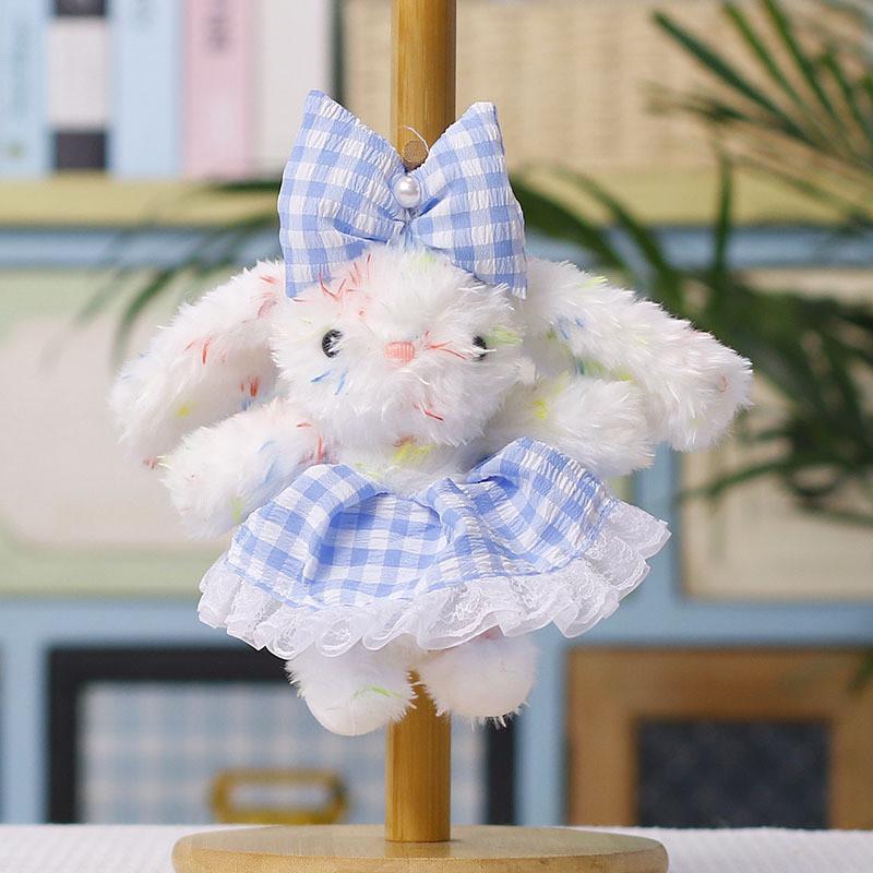 Cute Rabbit Plush Toy With Dress Decorative Hanging For Home Decor