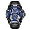 Fase Lunare Impermeabile 3Bar Automatico Logo Personalizzato 2026 Ultimo Best Seller Doppio Tourbillon Orologio Meccanico Moda Sportivo