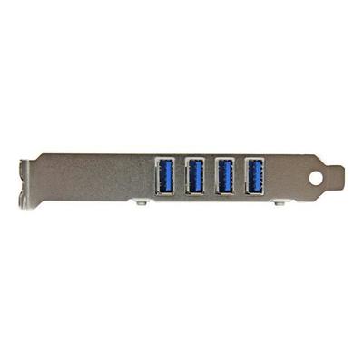 STARTECH PEXUSB3S4V 4-Port USB 3.0 PCI Express Card with UASP - SuperSpeed - SATA Power
