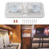 Marine Interior Lighting Ceiling Double Dome Light Replacement 2835SMD Dome Light for Marine Trailer 12V LED Light