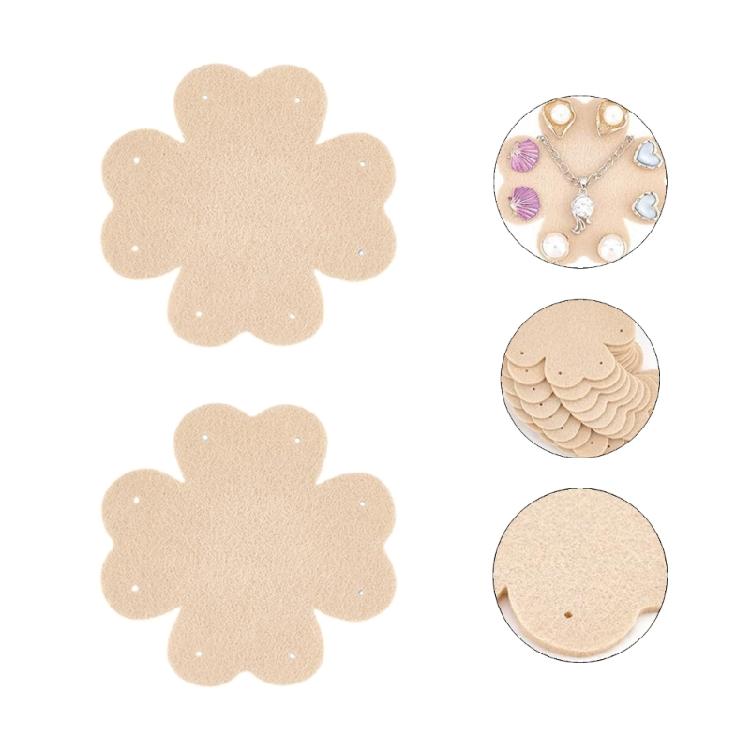 10Pieces Travel Felt Jewelry Display Pads Jewelry Storage Protections Pads Perfect for Storage of Earrings and Necklaces