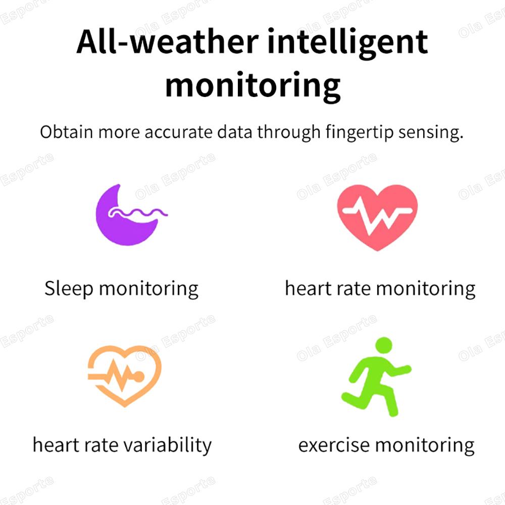 New Smart Ring Women Fashion Heart Rate Blood Pressure Blood Oxygen Sleep Monitoring Multi-Sport Mode Smartring Birthday Gift