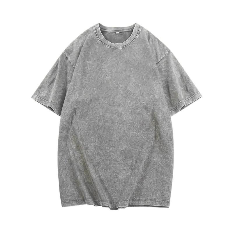 European Size Solid Color Printed T-Shirt | Spring Summer Crew Neck Short Sleeve Men'S Tee, Breathable Casual Sports Top, Holiday Gift