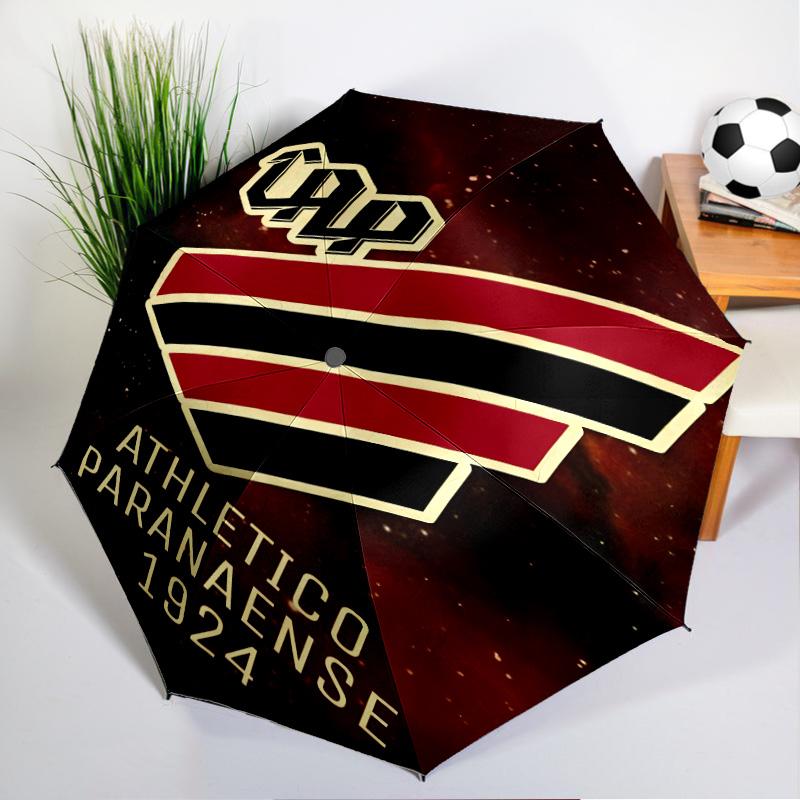 Athletico Football Club Printed Automatic Umbrella, 8-Frame for Travel, Camping, Casual Umbrella, Essential Gift for for Family and Friends