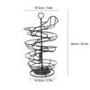 Stable Base Egg Storage Rack Save Space Metal Egg Dispenser Spiral Egg Holder  Countertop