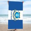 Everton FC Logo Print Beach Towel, Large Soft Quick Dry Towel for Beach Camping Swimming