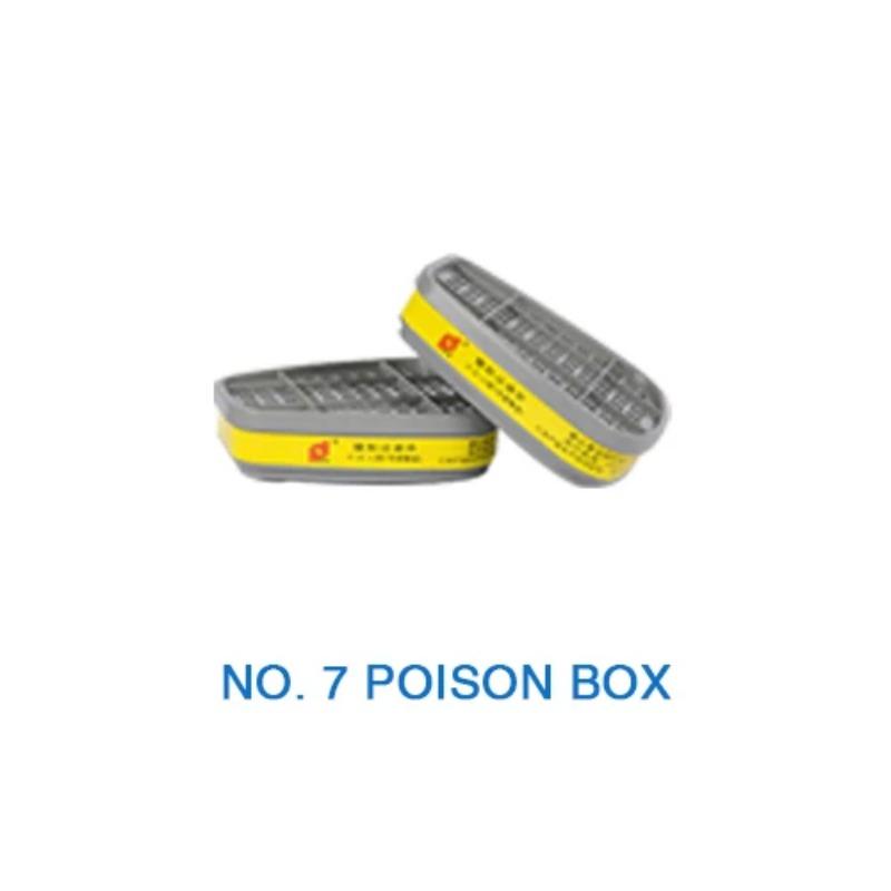 383G Atemschutzmaske Silicagel Kopfmontierte modulare Atemmaske 4 Modelle gegen chemische Industrie Sicherheitsmaske