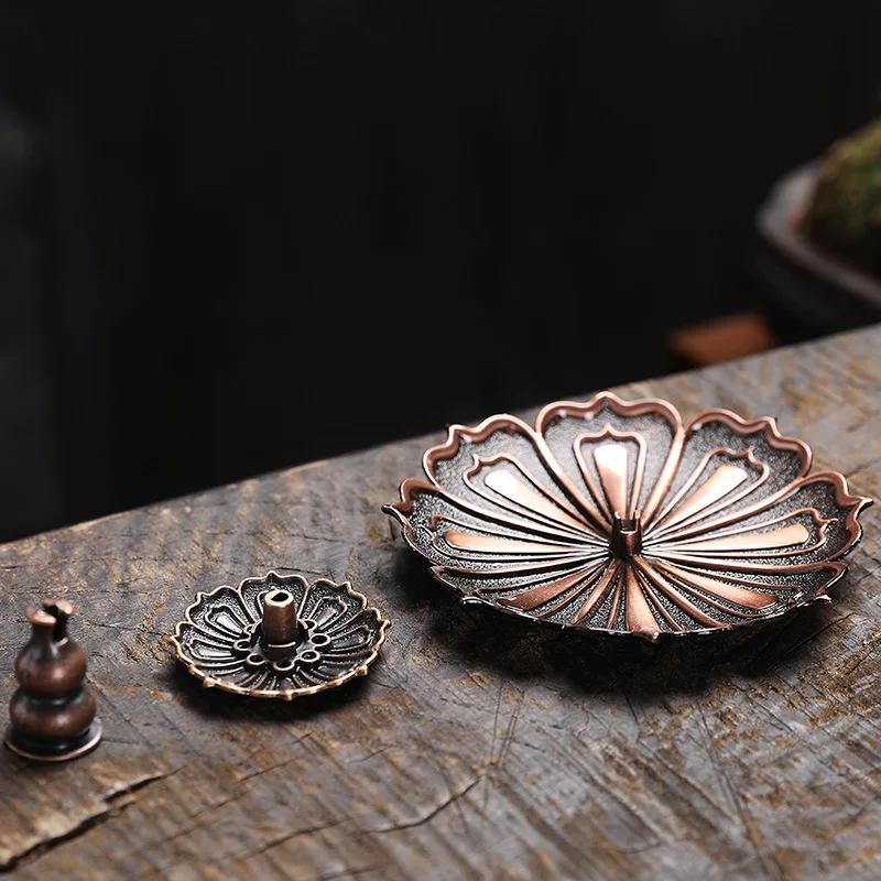 YXY Alloy Incense Burner Metal Incense Sticks Holder Zen Coil Incense Base Detachable Home Fragrance Products