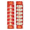 Christmas Cash Gift Envelopes 6 Slots Surprise Christmas Money Envelope for Cash DIY Holiday Money Gifts Card Holder Stocking Stuffers