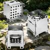 Outdoor Portable Camping Hiking Fire Stove, Card Stove Plate Outdoor Picnicking Detachable BBQ Stove Portable Heating Stove