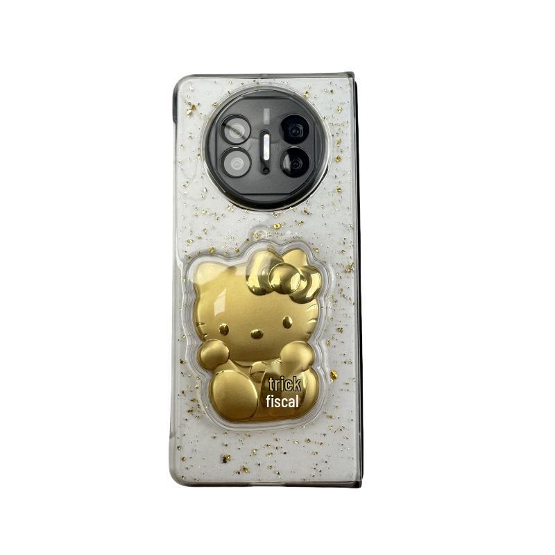 Huawei MateX6 Gold Foil Epoxy Drop-proof Phone Case