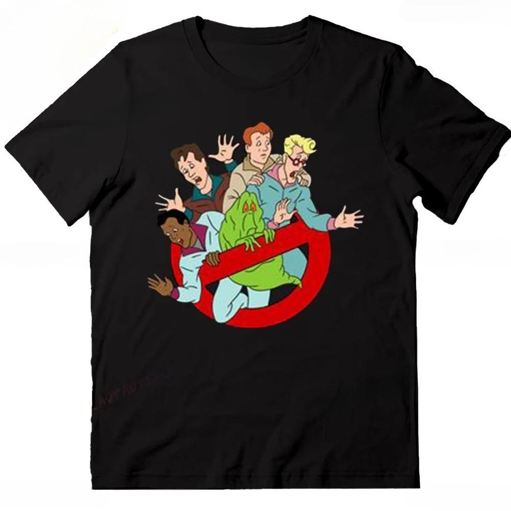 Ghostbusters Marshmallow Print T-Shirt 80s Classic Movie Music Meme Fun Gift Women Clothing Graphic T Shirts Aesthetic Clothes