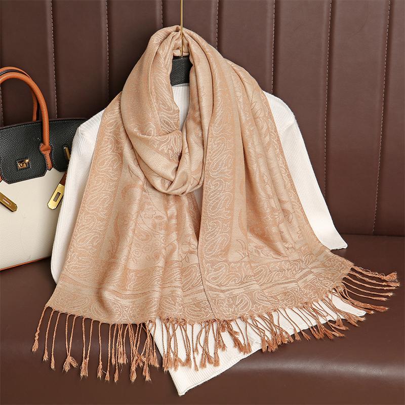 2024 Luxury Brand Cashmere Scarf Women Print New Wraps Pashmina Travel Poncho Warm Blanket Winter Bufanda Shawl Female Stoles