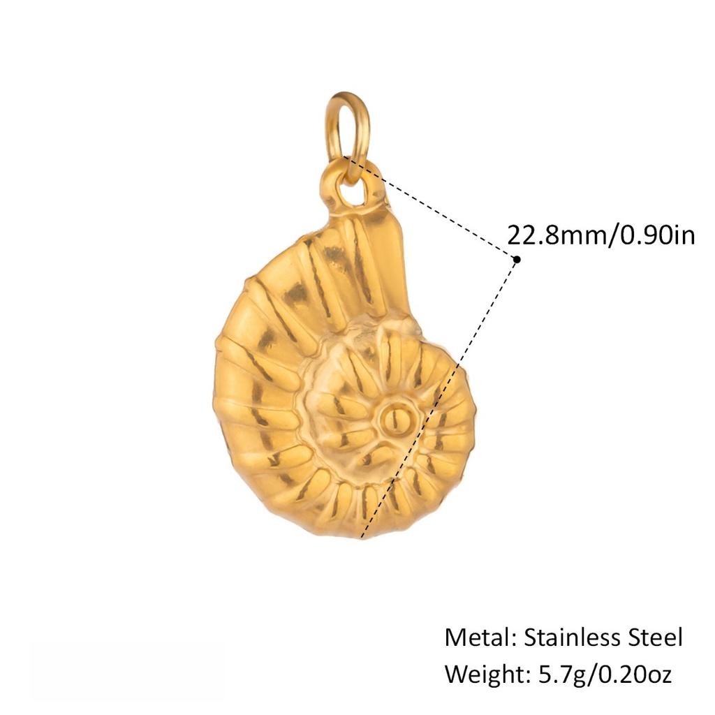  Ocean Style Hot Sale Small Animal DIY Pendant Accessories Waterproof Smooth Metal Handmade Polished Jewelry