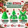 Holiday Desk Accessories Christmas Tree Fidget Toy, 3D Printed Flexible Sensory Decompression Transformation Deformable Monster Toys Figurine