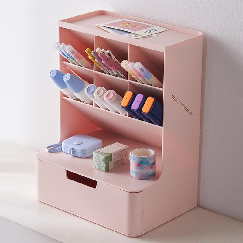 Stacking Makeup Organizer Holder for Bedroom Vanity Office Desk Organizer Holder