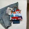 Eine mehrfarbige Patchwork-Stoff-Material Damenhandtasche, alle Frauen sind verwendet, um Temperament zu verbessern, um den täglichen Bedarf zu decken