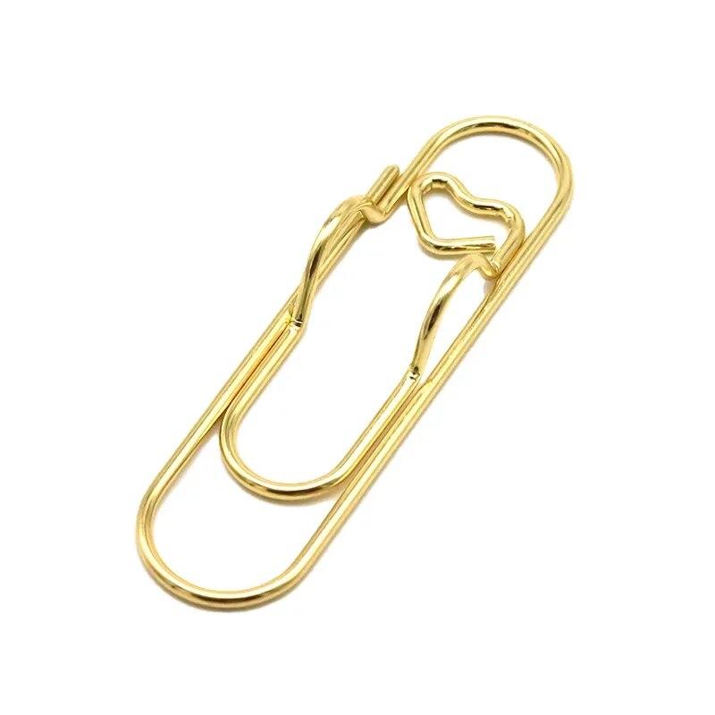 suchkawe 16 stuks metalen penclips notebook metalen potloodclips met etui draagbare pennenhouder clips multifunctionele paperclip bladwijzers voor notebooks briefpapier gereedschap (70 mm, 4 kleuren
