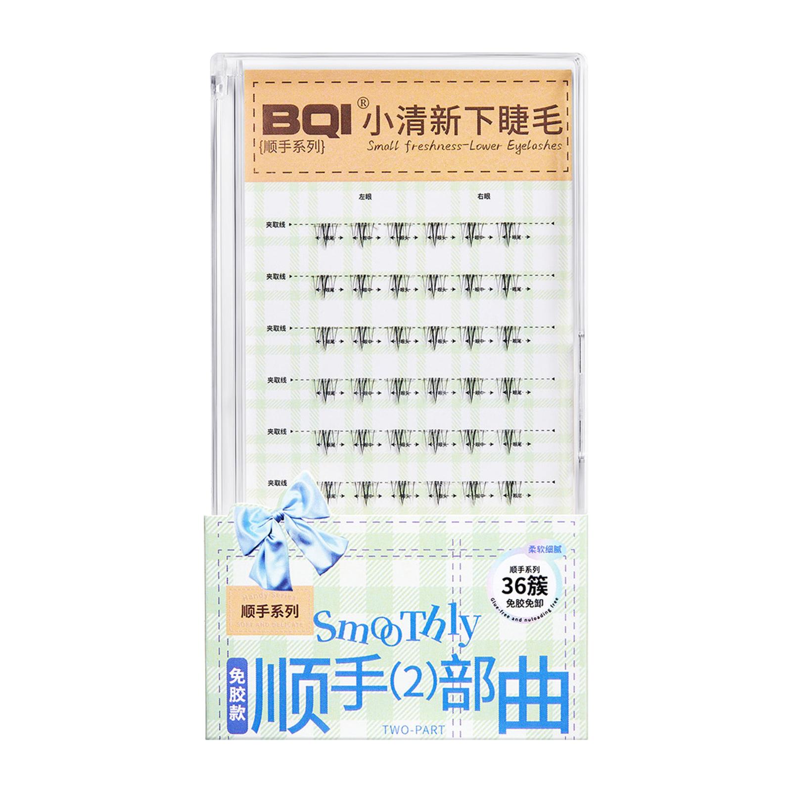 Woman Pre-glued Eyelash Clusters Natural False Lashes Extension Time-Saving Choice For Beginners Like A Breath Of Fresh Air
