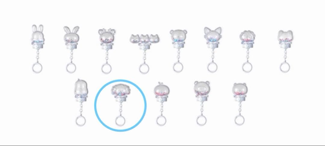 [USED] Seventeen (SEVENTEEN) light stick parts key ring door