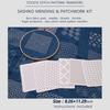 Water Soluble Sashiko Embroidery Beginner Set With Thread And Needles Soft Hand Embroidery Sashiko Kit With Finger Thimble