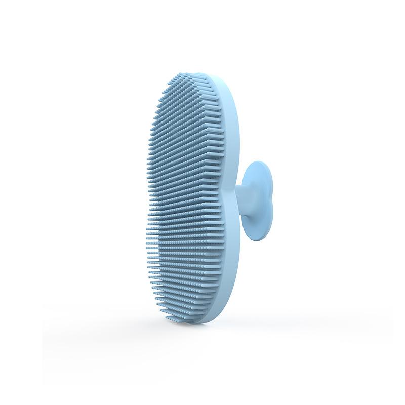

New 1pc Beauty Skin Care Brush Face Cleansing Brush Soft Natural Bamboo Hair Facial Cleansing Massage Portable Wash Deep Clean синий