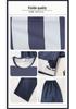 Women's Contrast Plaid Pajamas: Long Sleeve, Round Neck, Casual Loose Pants, Perfect for Spring and Autumn, Suitable for Home or Outdoor Wear.