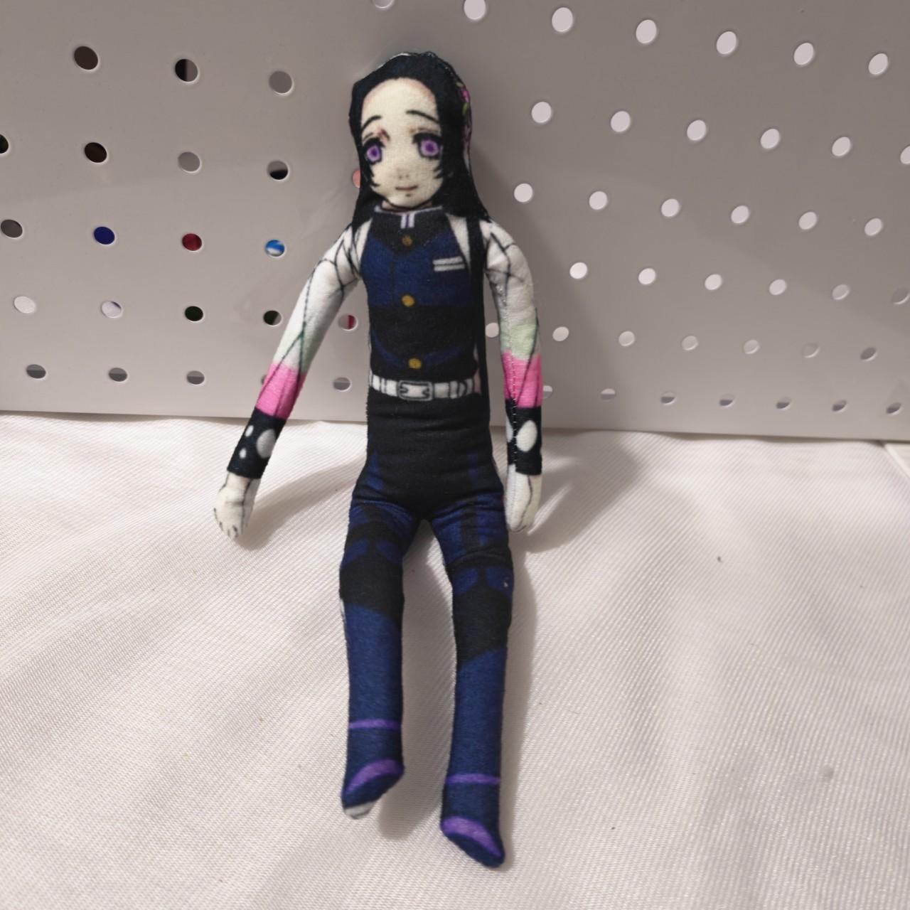 Dämonentöter Akaza Bewegliche Plüschpuppe Eingebauter Draht Stofffigur Unendlicher Burg Mugen Zug Sammlerspielzeug Entwickelt für Anime-Fans