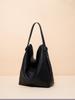 Fashion Leather Retro Underarm Women'S Bag Large Capacity Shoulder Bag Slack Crystal Vegetable Tanned Cowhide Tote Bag