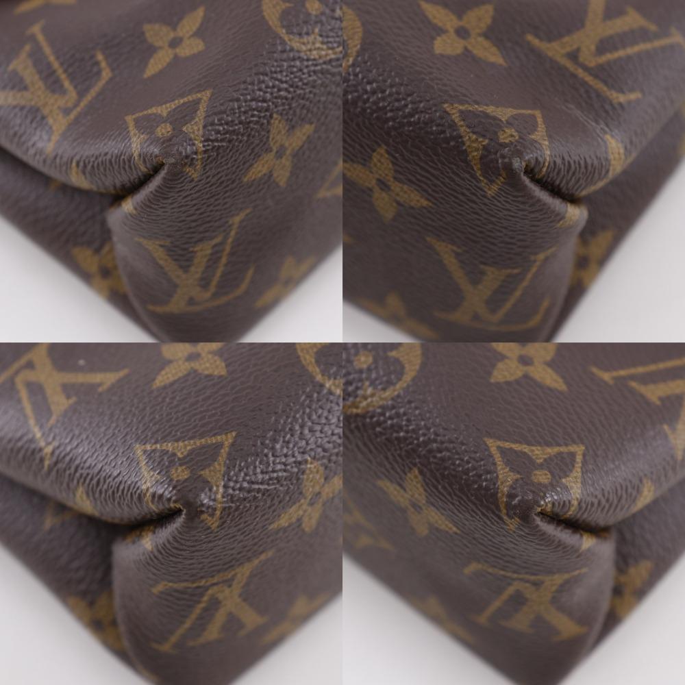 LOUIS VUITTON Sun Praseed Shoulder Bag M43713 Slys Brown / red Monogram canvas Women Used