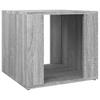 Nightstand Sonoma Grey 41x40x36 cm Engineered Wood