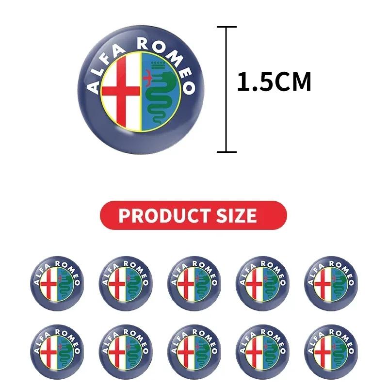 Car Stickers For Alfa Romeo 2/5/10pcs Car Door Lock Keyhole Protection Stickers Emblem For Alfa Romeo 159 Giulietta Giulia 147 M